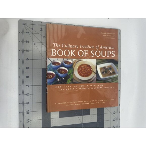 Book of Soups: More Than 100 Recipes for Perfect Soups app. 10" x 9" Preowned - Picture 3 of 4